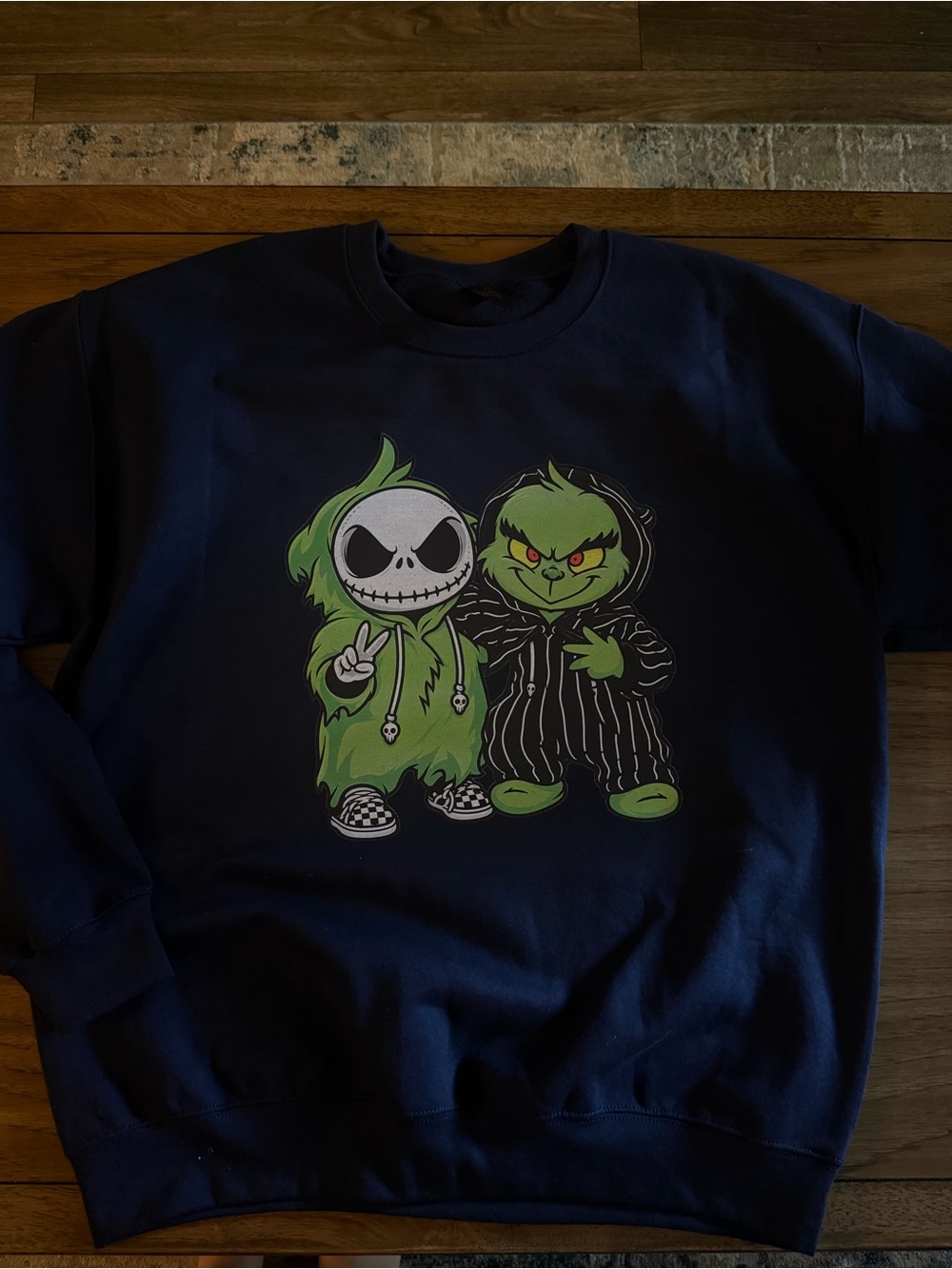 Jack Skellington & The Grinch Crewneck